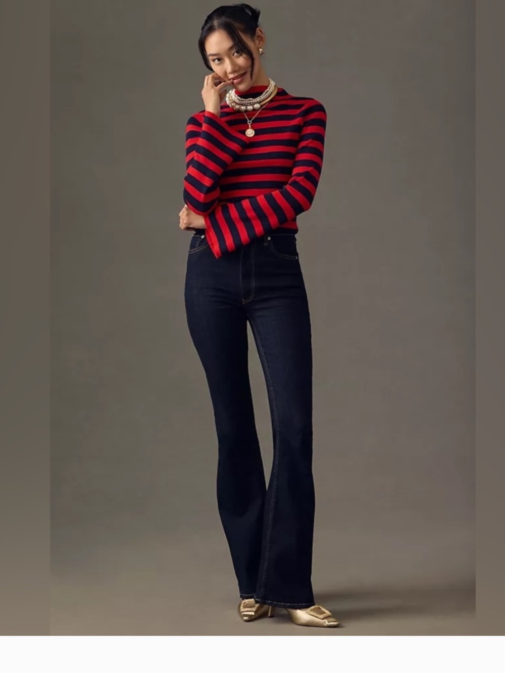 rag & bone Casey High Rise Flare Jeans